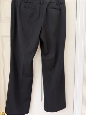 Ann Taylor Black Straight-Leg Trousers